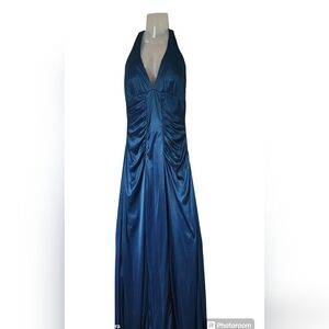 Vintage Xoxo Collection Long Teal dress